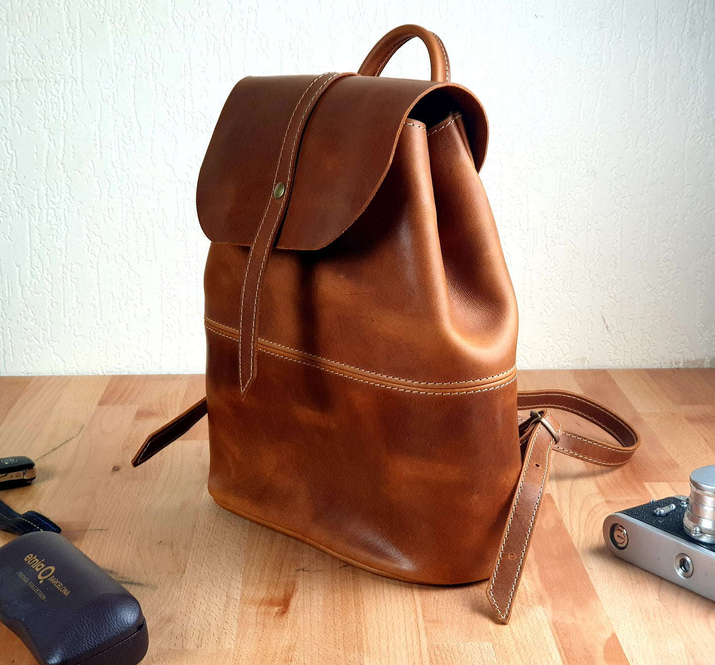 Leather Backpack