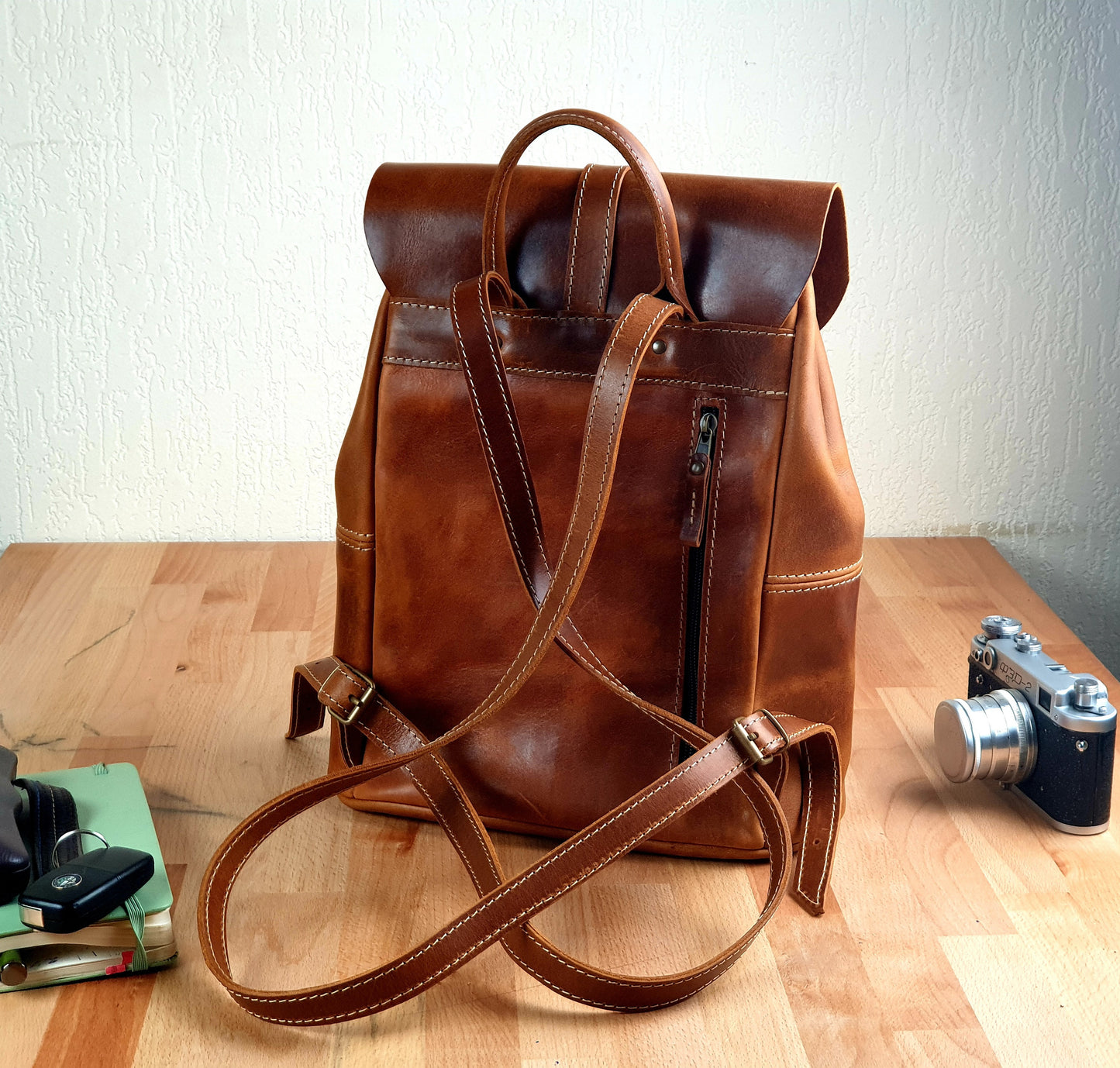 Leather Backpack