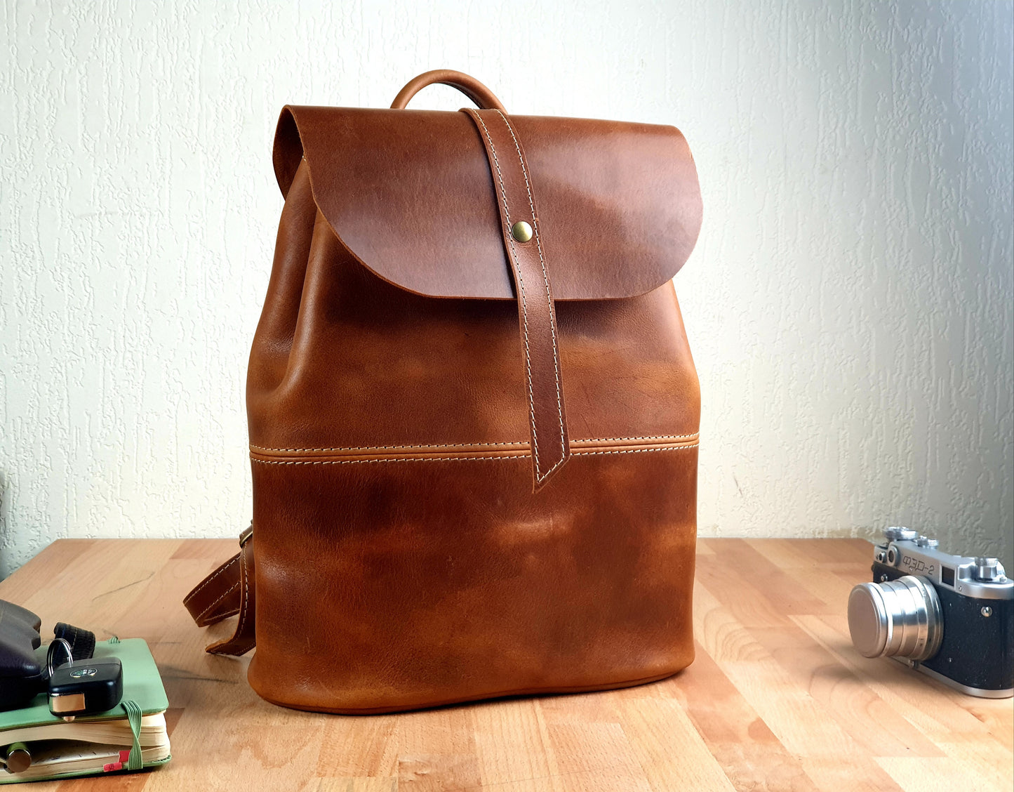 Leather Backpack