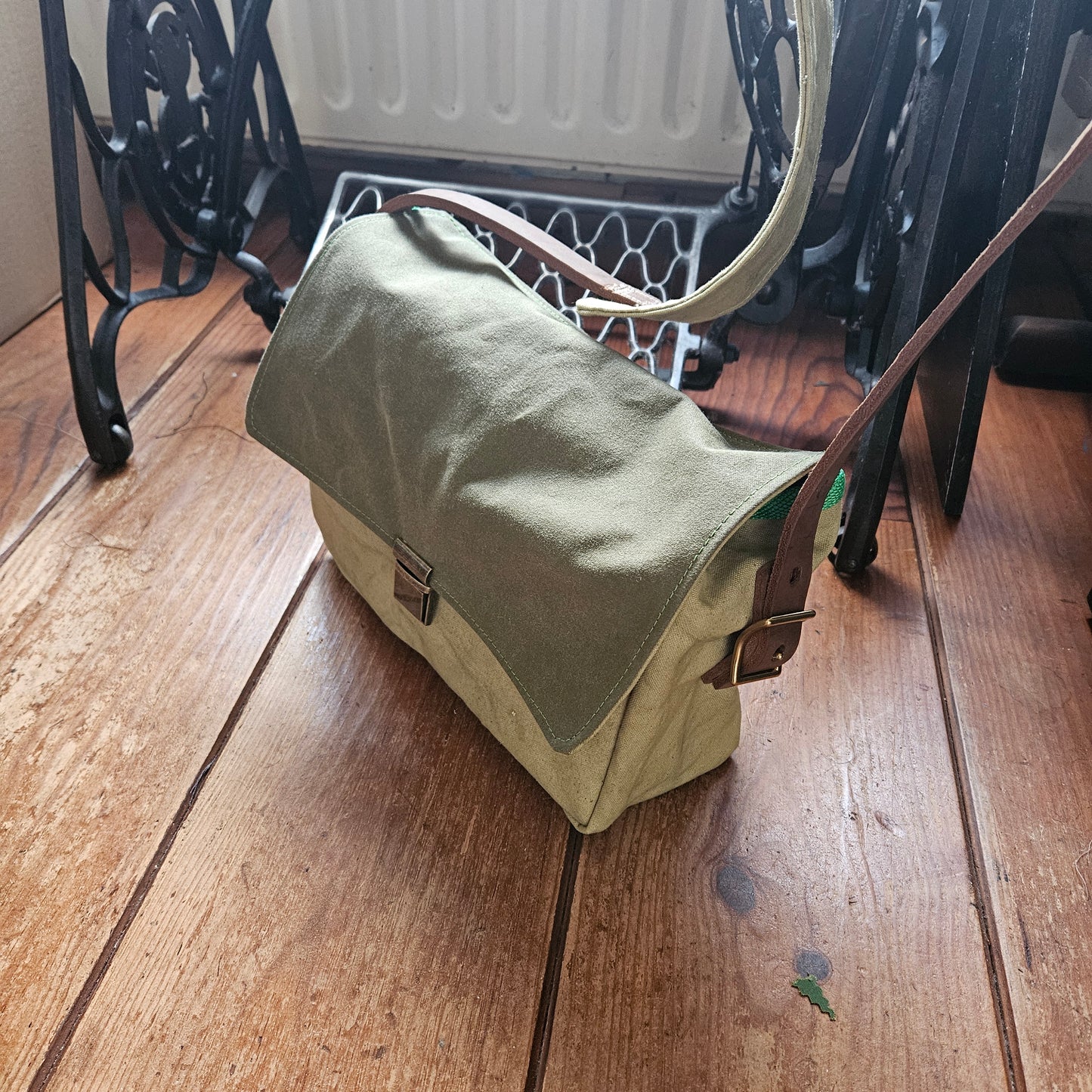 EDC Crossbody waxed canvas bag