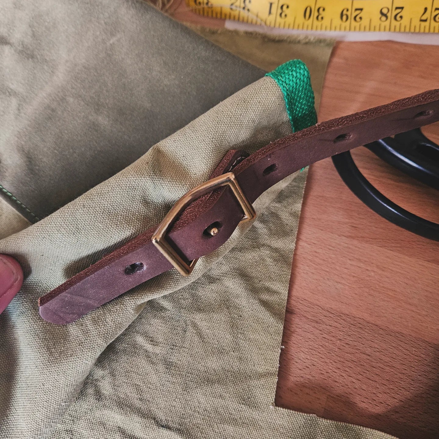 EDC Crossbody waxed canvas bag