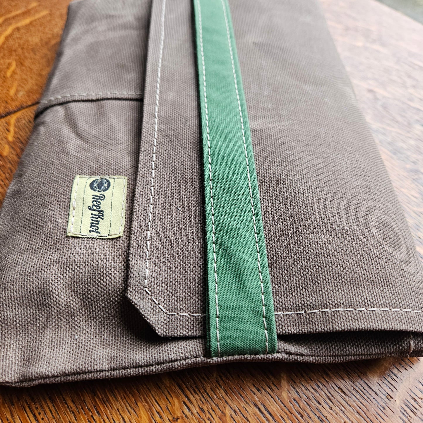 Waxed canvas pouch for A5 Notebook & or utilities