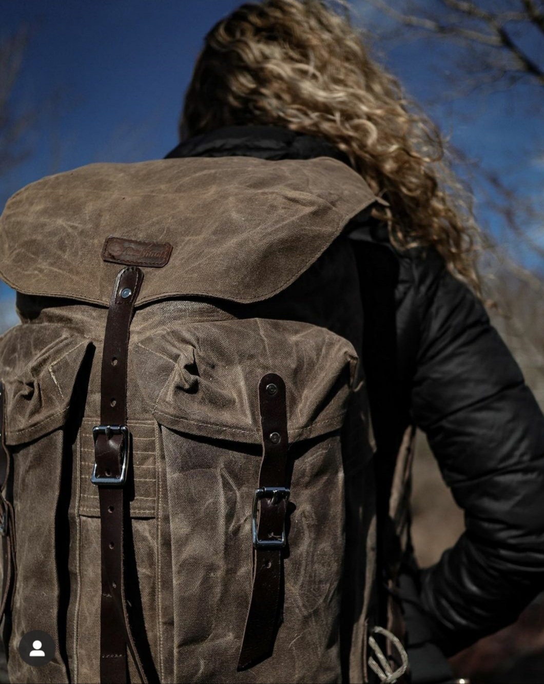 Waxed canvas bushcraft online backpack